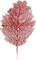 6PC 25-Inch Red Glitter Mesh Leaf, Christmas Accent, Perfect for Trees, Wreaths, Garland Displays